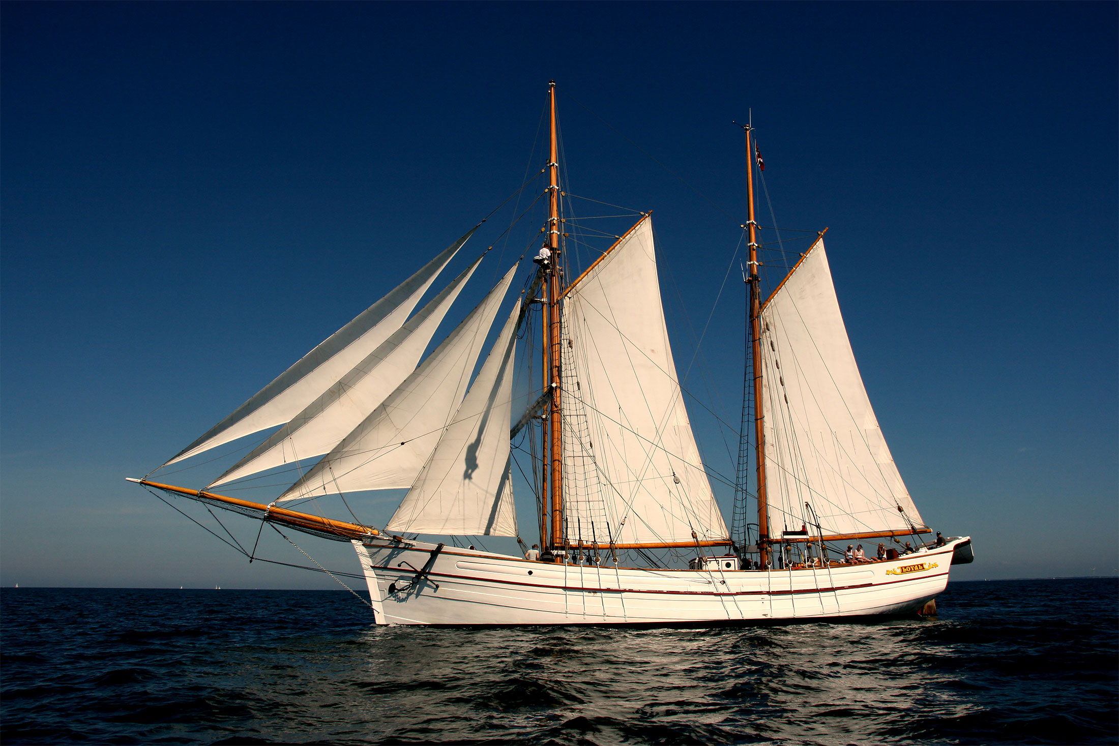 Galeasen Loyal på havet